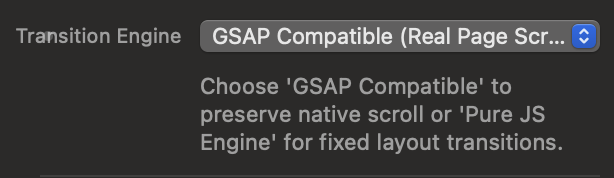 Transition Engine Screenshot