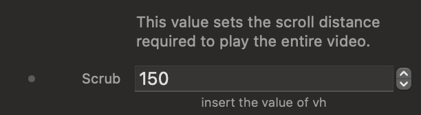 Scrub Value Screenshot