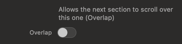 Overlap Screenshot